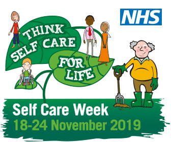 Self Care Week 2019 (18 – 24 November 2019).  Think self care for life